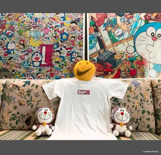 L branded T-shirt M Relief Charity Village Co Tee Sleeve COVID-19 S Box Logo Shanglong Short XL 0802